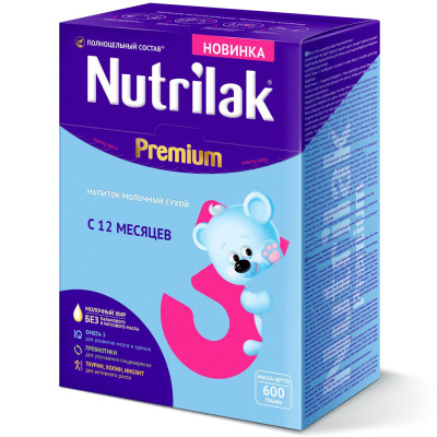 Nutrilak Premium 3 (с 12 мес) 600 г